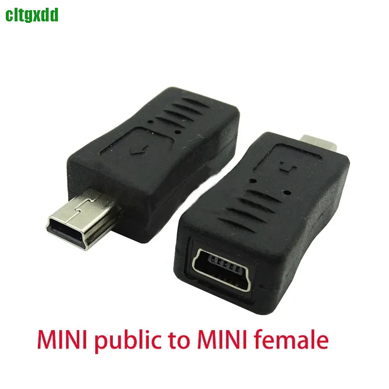 Cltgxdd USB 2.0 Adapter Mini 5P to A Male Female Micro to USB Android Data Side T Port Converter Selector Connector
