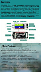Heltec T114 V2 Meshtastic Tracker Nordic NRF52840 SX1262 GPS LoRaWAN LoRa Arduino Positioning 863-928 MHz Devboard Low Power BLE