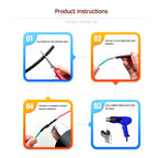 300W Hot Air Heat Gun Electric Power Temperature Blower Thermoresistant Tube Heat Shrink Wrapping Shrink Tube With Hot Air Guns