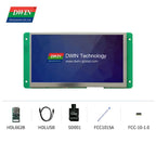 DWIN 7 Inch LCD Module 800*480 RS232/TTL HMI Commercial Touch Panel Screen Smart UART TFT Display DMG80480C070-04W