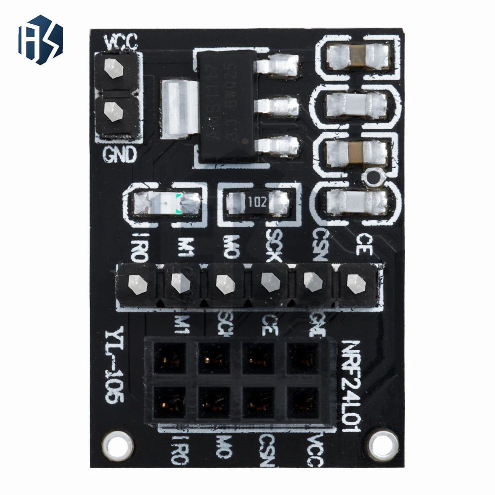 1PC 2.4G NRF24L01+ Upgraded Wireless Module: DIY for Arduino-Compatible Communication Kit (2Mbit/s Data Transmission)
