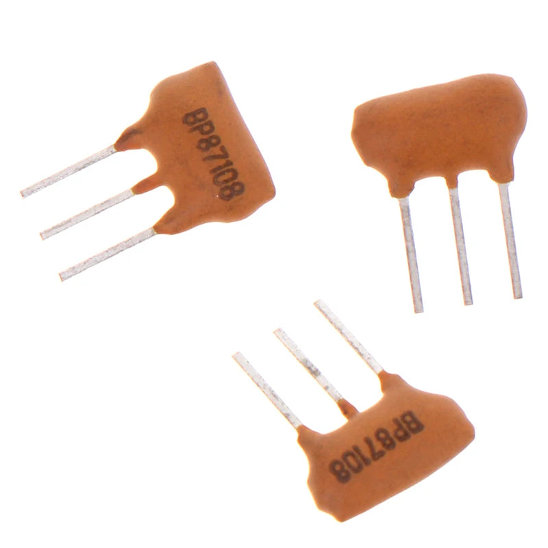 10Pcs/pack Ceramic Filter FM Bandpass Filter BP87108 87-108KHZ High Frequency 3 Pin Accessories