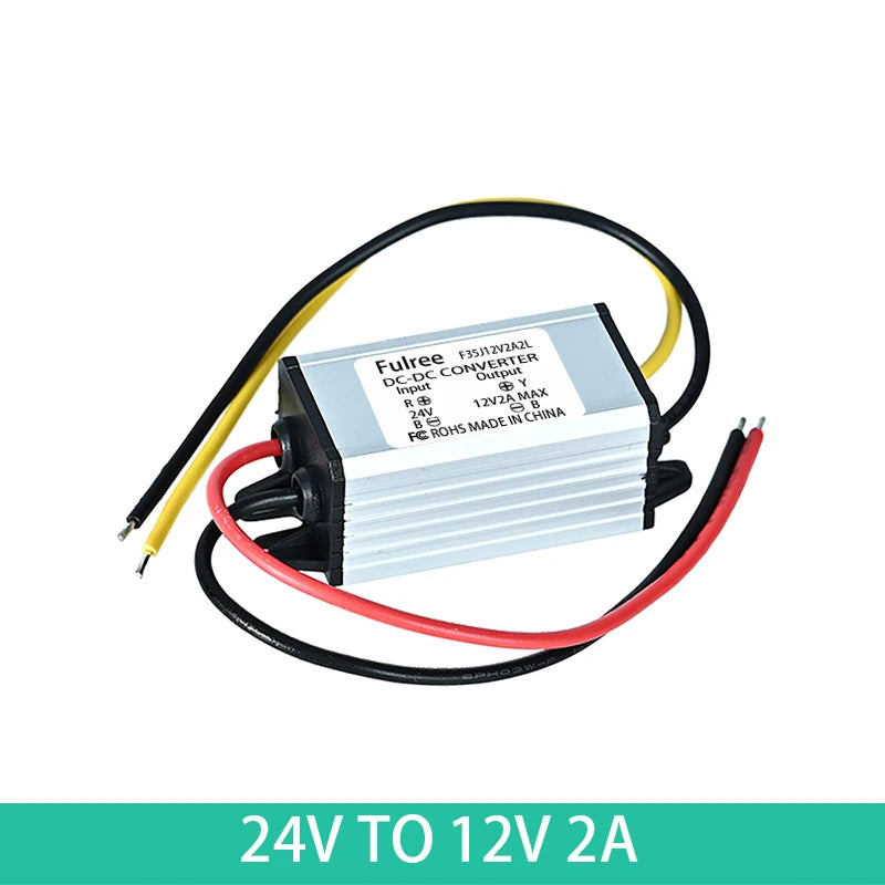 24V to 12V 5A 60W Converter Step Down 24V 12V 2A 24W Waterproof Module DC DC 1A-5A Buck Model Converter