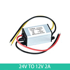 24V to 12V 5A 60W Converter Step Down 24V 12V 2A 24W Waterproof Module DC DC 1A-5A Buck Model Converter