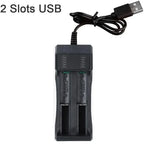 Dual 18650 Lithium Battery Charger for 18650 14650 Charging 4.2 / 3.7 V Rechargeable Battery Charger 1 / 2 / 4 Slots