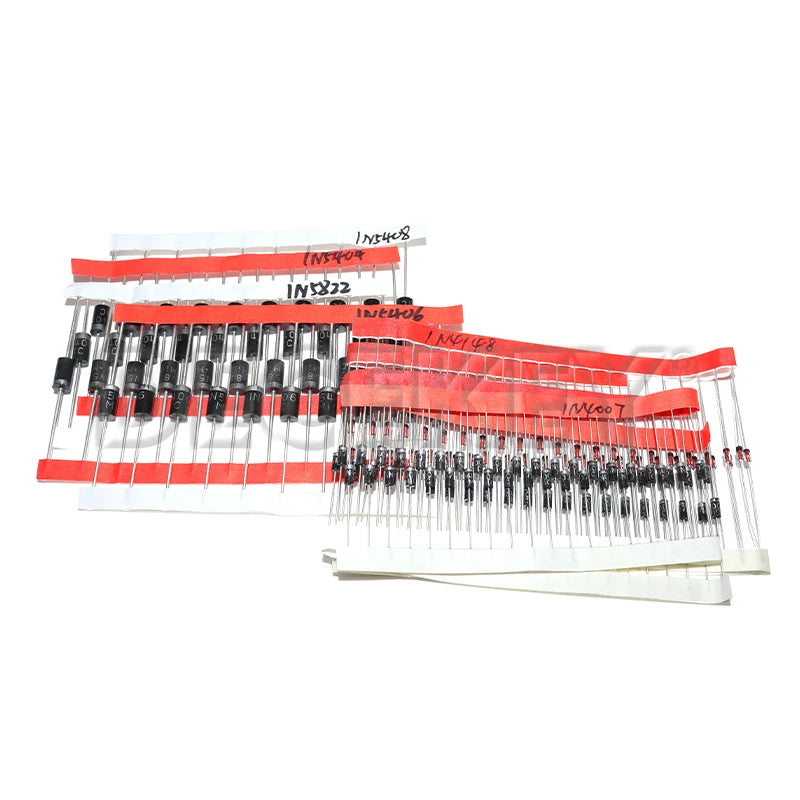 350PCS/box Diodes kit Rectifier/Fast Recovery/Schottky/Switching Diode Set 14Values 1N4001 1N4007 1N4148 RL207 UF4007 FR107 207