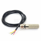 Temperature Humidity Sensor Probe Cable Metal Head Digital Capacitance Sensors 1M Length I2C Output SHT20 SHT30 SHT40 SHTC3