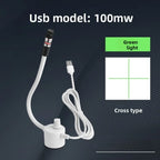 USB Laser Positioning Light Adjustable Red Green with Magnetic Base DC5V Line Cross for Cutting Sewing Machine Accessories