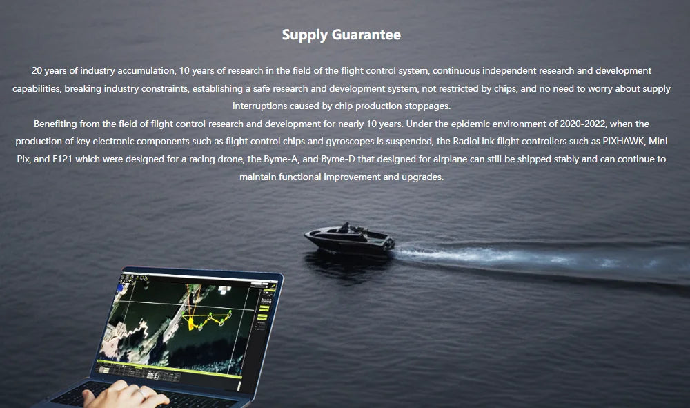 Radiolink Crossflight Flight Controller w/ Mini M8N GPS 10 PWM Channels for Drone Helicopter Airplane Car Boat Parts