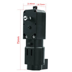 High Precision Hall Encoder TT DC Geared Motor with Encoder AB Phase Tachometer Code Disc Support PID Control for DIY Smart Car