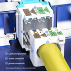 Cncob Tool-Less Connector ,Cat7 Ten-gigabit transmission Ethernet Network Termination Tool-free RJ45 connector PLug