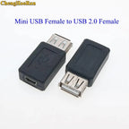 1pc Micro/Mini USB or USB 2.0 Male Female Printer USB Plug Jack Power Connector Charging Adapter for Phone MP5 Ect