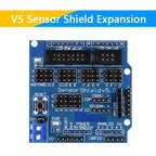 V5 Sensor Shield Expansion Board Shield For Arduino UNO R3 V5.0 Electronic Module Sensor Shield V5 expansion board