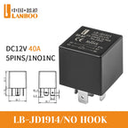 LANBOO 40A High Power Automotive Relay Car Control Relay for 12V/24V Vehicles for Automotive Use