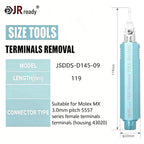 JRready JRDDS Series Terminal Tool Suitable For 5557/5559/Molex MX/AMP MCP 1.5K Connectors & VW/Audi/Skoda Automotive Terminals