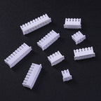 50Pcs JST XH2.54 2/3/4/5 Pin Terminals Plastic Shell Male Plug + Female Socket Wire Connector XH 2.54 2P 3P 4P 5P 6P 7P 8P9P 10P