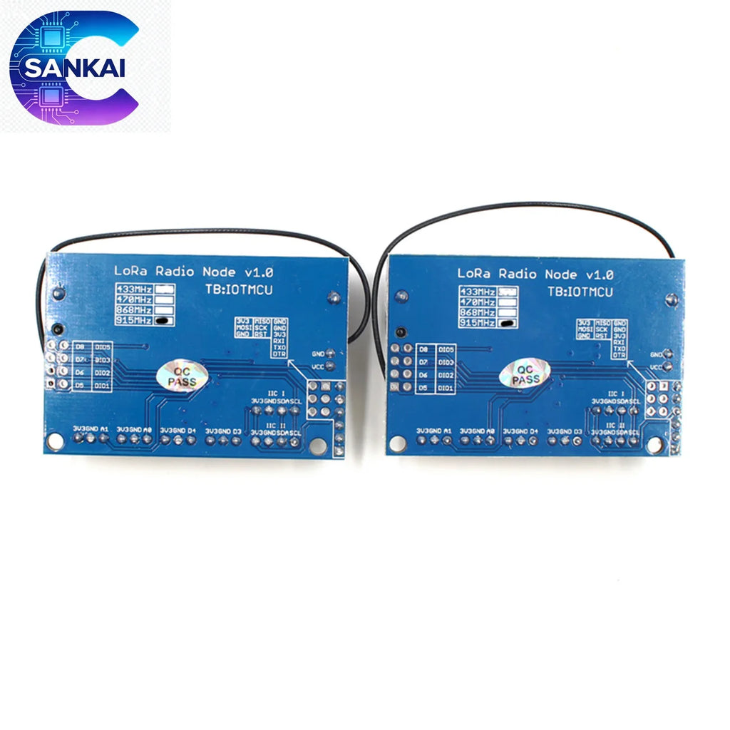 LoRa Node V1.0 RFM95/SX1276, 433-915MHz, ATmega328P 3.7-12V uFL Antenna for Arduino