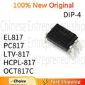 50 PCS/LOT DIP-4 EL817 PC817 LTV-817 HCPL-817 OCT817C DIP-4 Optical isolator 100%Quality Original/Quick delivery ﻿