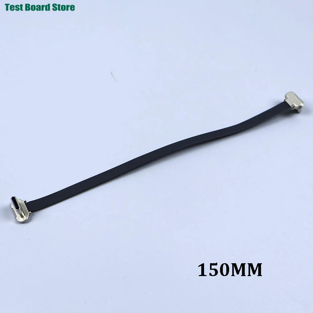 1/2PCS USB C Type-C USB FPC Soft Flat Cable Male To Male Charging Wire Fast Charge Cable Extention for Phone 75/150/300mm