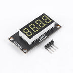 TM1637 Time Indicator Tube 4 Digit Digital Indicator Tube 7 Segment Digital LED Module 0.36 Inch Red Green Blue Yellow White