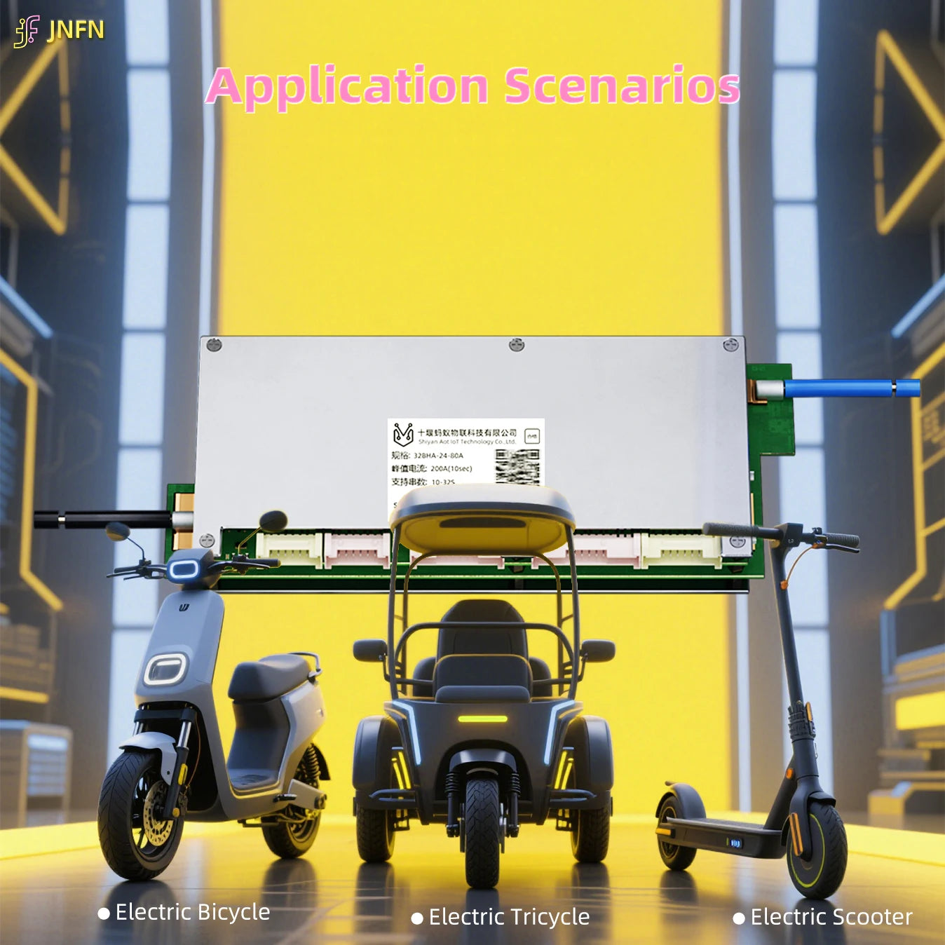 ANT Smart BMS 10-32S 72V 84V 96V BMS 120V High Voltage LiFePO4 Li-ion BMS for Electric Motorcycle with Bluetooth