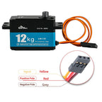 12KG TD-9412MG High Torque Full Metal Digital Servo Carbon Brush Motor 180/270/360 Degree Short Model for 1:10 1:8 RC Car Robot