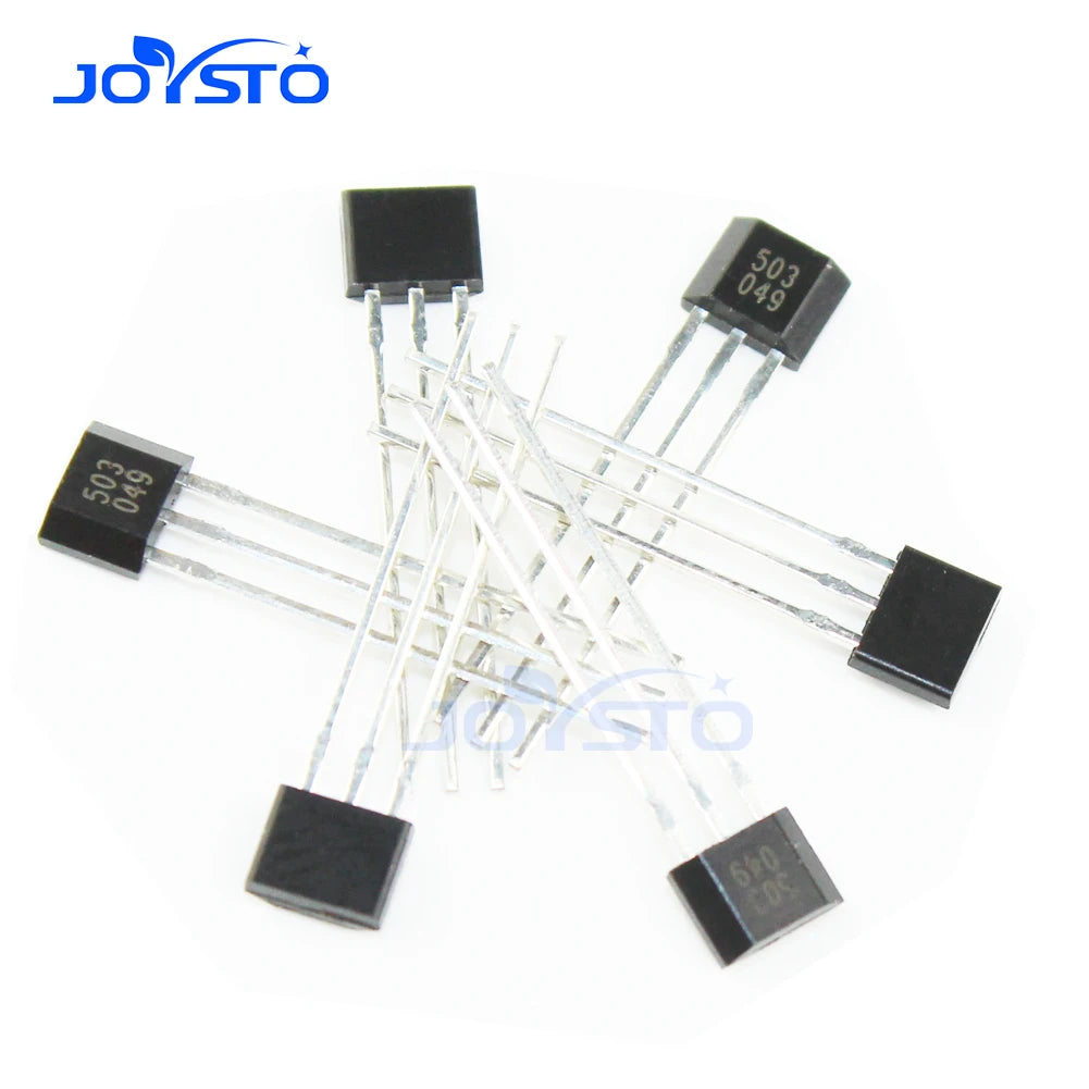 10PCS 49E Hall Element SS49E OH49E A3144E SS40AF SS41F SS495A US1881 US5881 UGN3503 OH137 HAL276 Hall Sensor Hall Effect Sensor