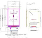 4.0 inch 39PIN TFT LCD Capacitive/Resistive Touch Screen ILI9488 Drive IC 320(RGB)*480 8/16Bit Parallel Interface