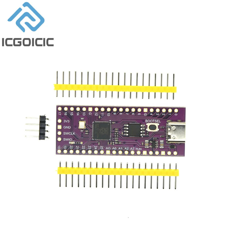 Raspberry Pi Pico or Pico W Development Board A Low-Cost High-Performance Microcontroller Board RP2040 Cortex-M0+ Dual-Core ARM