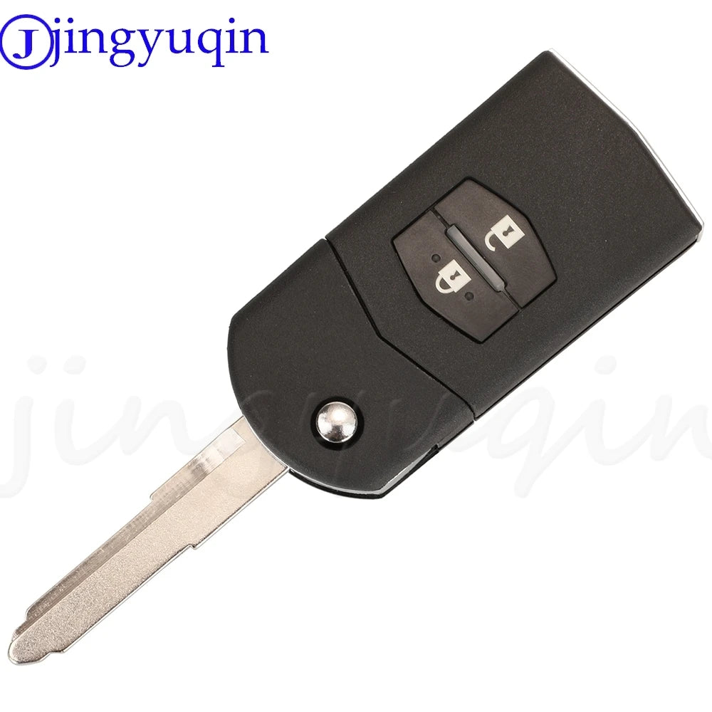JYQ 5WK43449D 5WK43449E 5WK43449F Flip Car Remote Key 434MHz 4D63 For Mazda M2 Demio M3 Axela M5 Premacy M6 Atenza Siemens VDO