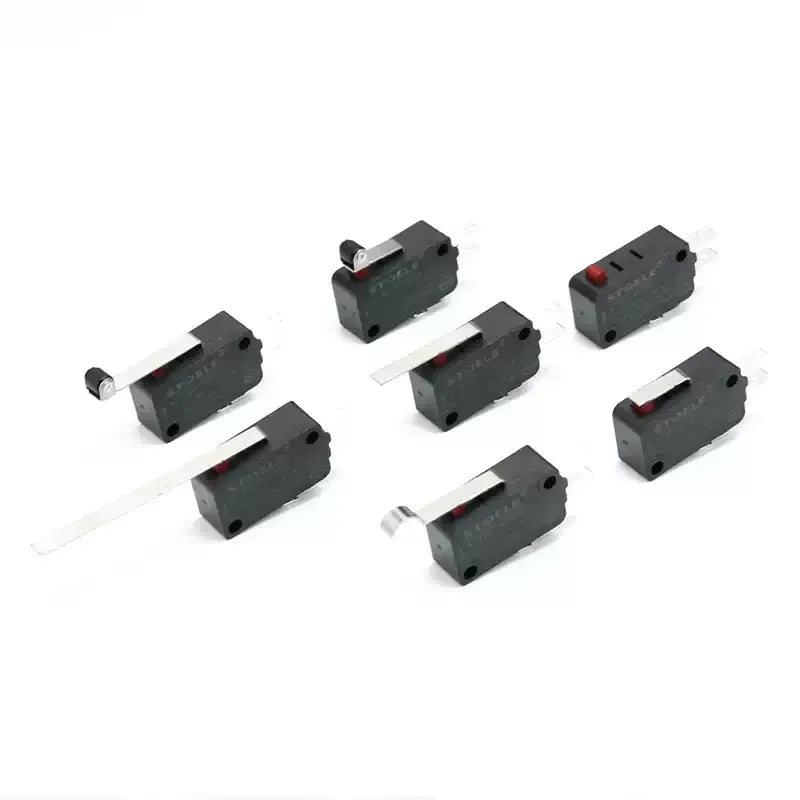 V-16 series micro-motion button limit travel switch with 3 pins, suitable for coffee machine and other small household appliance