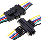 3A Magnetic Spring Loaded Pogo Pin Connector 24VDC LED Snap-on JST SM JR Servo Extended Cable 5/6/7/8/9 Pin Male Female Blind