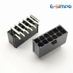 10pcs 5569 MX Mini Fit MX4.2mm Black Automotive Connector Right Angle Female Pin Socket 2*1-2*12P PC Computer Graphic Card Board