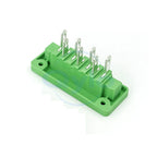 (1 pcs) 2EDGWB - 3.5mm 3.81mm Wall-Mounted Fixed Plug-in Terminal Block with Lugs KF 15EDGAM/KM Complete Set 3.5 3.81 2~24P