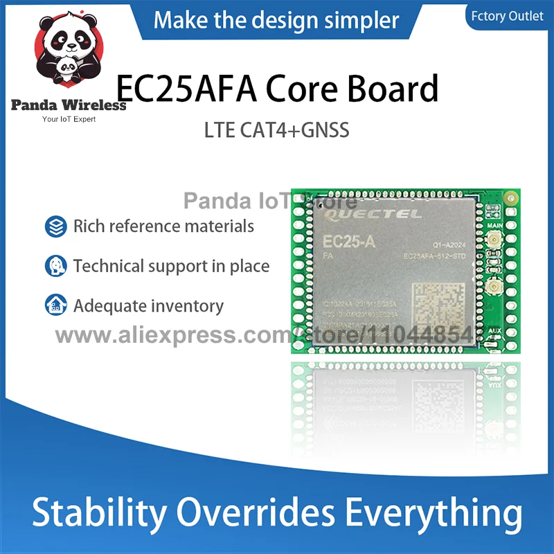 Quectel EC25-AFA Module EC25AFA 4G Development Core Board LTE CAT4 GNSS with GPS Global Band Graphics Card Processor Compatible