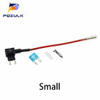 12V Mini Small Medium Size Car Fuse Holder Add-a-circuit TAP Adapter with 10A Standard ATM Blade Fuse Take Electrical Appliances