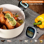 Digital Kitchen Thermometer Probe Touch Screen Meat Barbecue Food Temperature Measure Tool Steak BBQ Timer Cooking Tools