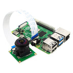 Raspberry Pi 4B/3B+ 175 Degree Wide-Angle Camera -5MP OV5647 Sensor with Adjustable Focus & 1080P HD