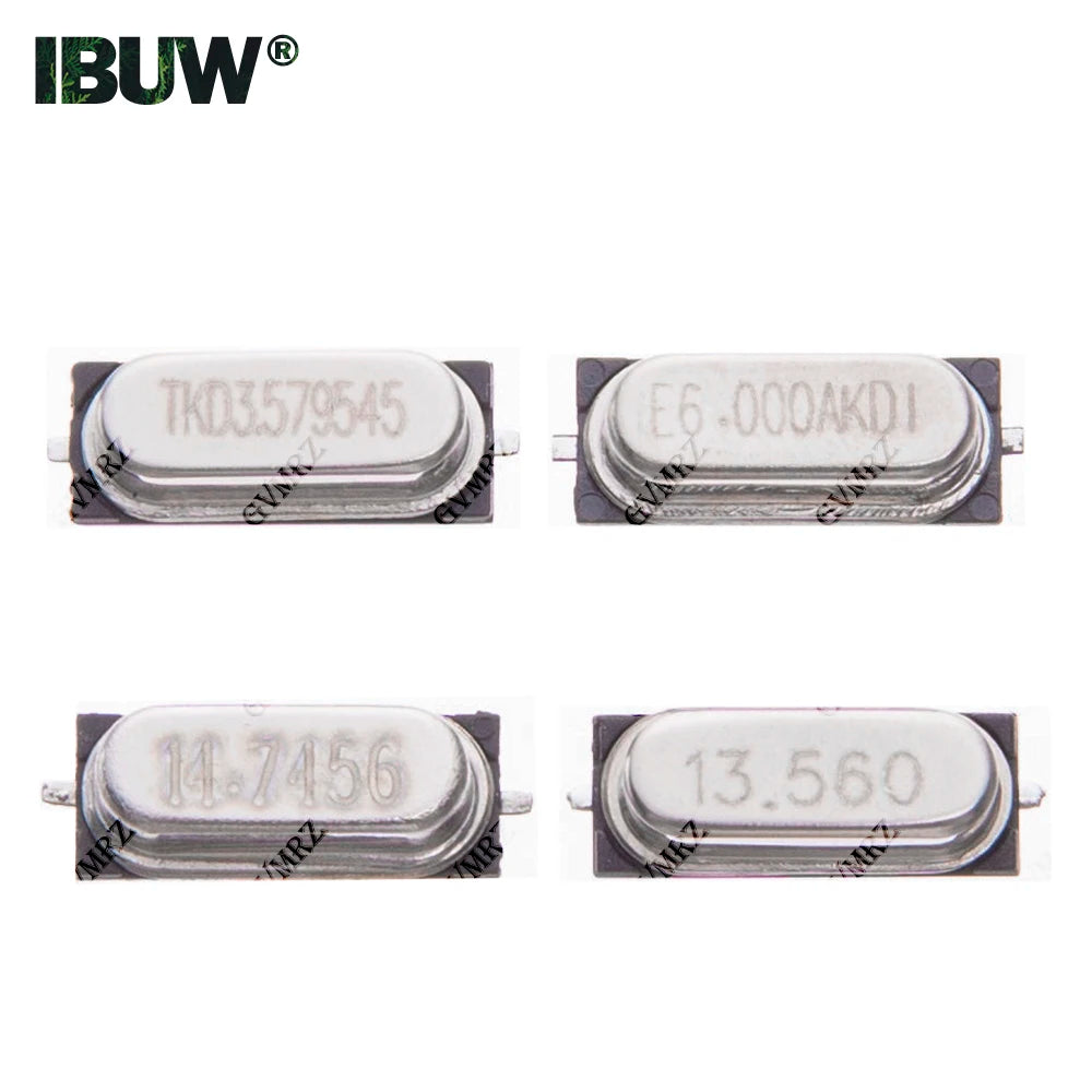 HC-49SMD SMD 2-Pin Passive Crystal Oscillator - High Precision Quartz Resonator 25MHZ 24MHZ 8MHZ 16MHZ