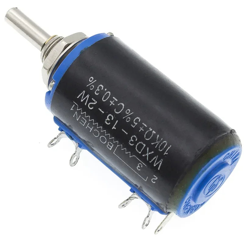 1PCS WXD3-13-2W Precision Multi-turn Potentiometer 1K 2.2K 3.3K 4.7K 6.8K 10K 22K 47K 100K Ohm 10 Laps Wirewound Potentiometers