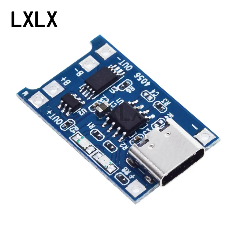 10Pcs TP4056 5V1A TYPE-C Micro USB MINI 18650 Li-ion Battery Charging Board Charging Module with Protection Dual Function