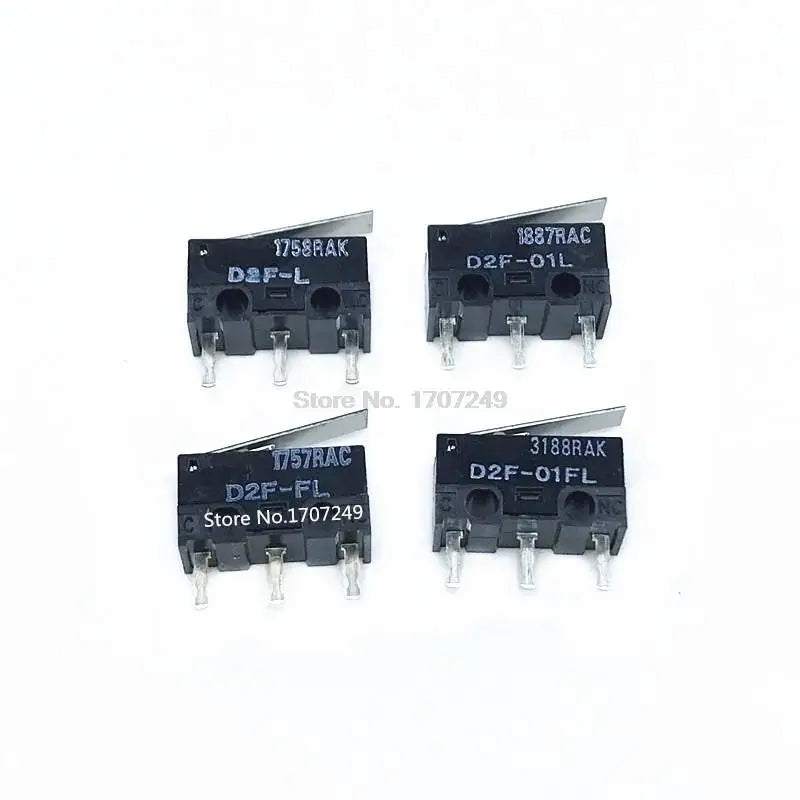Free Shipping 10Pcs Micro Switch D2FC-F-7N 10M 20M OF D2FC-F-K 50M 60MN D2F D2F-F D2F-01 D2F-L D2F-01F D2F-F-3-7 button switches