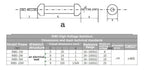 1PCS RI80 1W 2W 5W 10W High-Voltage Resistor 1K 2K 5K 10K 30K 50K 100K 150K 200K 300K 500K 1M 2M 3M 5M10M 20M 50M Non-Inductive