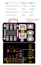 TTP223 Touch Sensor 5Pcs Mini Capacitive Touch Switch Module Small Board Low Power For Action Figure Model Light DIY