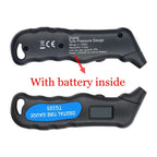Mini Digital Car Tire Tyre Air Pressure Gauge Meter LCD Display Manometer Barometer Tester For Auto Truck Motorcycle E-Bike Bike