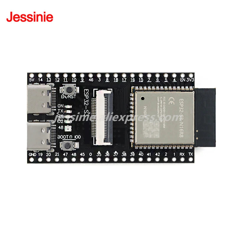 ESP32S3 ESP32-S3 N16R8 CAM Development Board WiFi Ble Wireless 2.4G Wi-Fi Module OV2640/OV5640 Camera