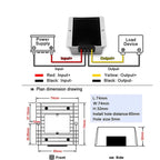 24V to 12V 3A -60A Reliable DC to DC Converter Step Down Voltage Regulator 24 Volt to 12 Volt Buck Supply Module for Cars Solar
