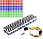 MAX7219 Dot Matrix Module Microcontroller 4 In One Display with 5P Line