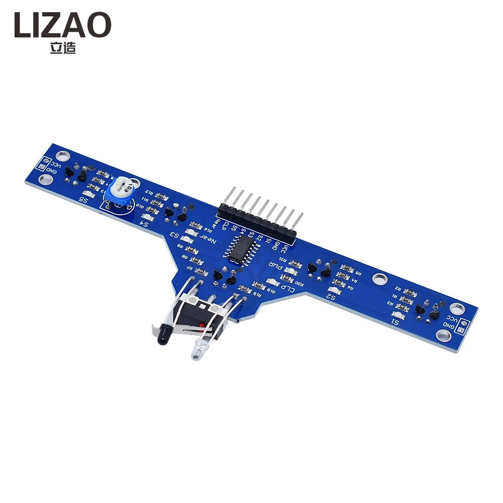 5-Way Tracing Sensor Module, TCRT5000 Based Tracking Board for Smart Car Line Following Projec