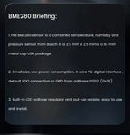 BME280 High Precision Temperature and Humidity Sensor Probe Cable 1M 2M 3M 5M Digital Sensor I2C or RS485 Waterproof Shield